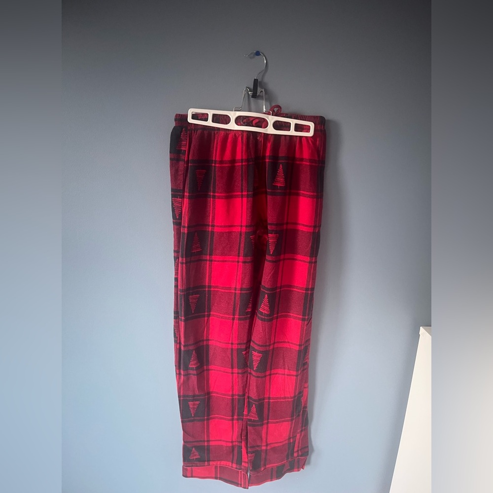 La Vie En Rose Red Plaid Pajama Pants